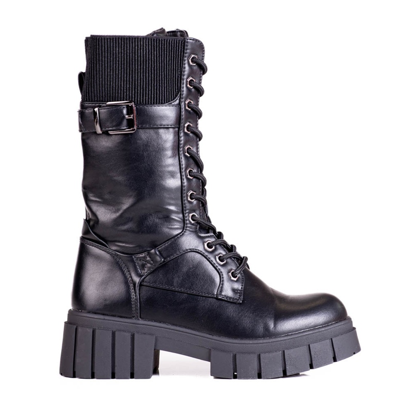 Shelovet geschnürte Damentaschen schwarz