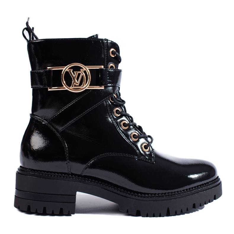 W. Potocki Schwarz lackierte Potocki-Damentaschen für Damen