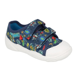 Befado Kinderschuhe 907P155 marineblau mehrfarbig