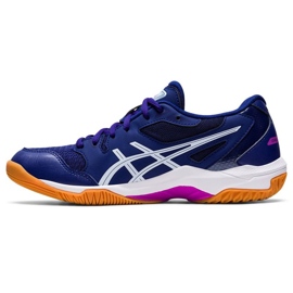 Asics Gel-Rocket 10 W 1072A056 405 Volleyballschuhe navy blau blau und marineblau