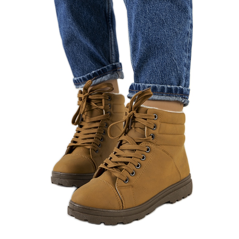 Wilkins beige isolierte Stiefel