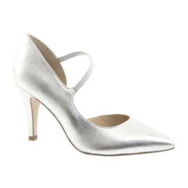 Pumps mit Gürtel Caprice 24402 silber silber-
