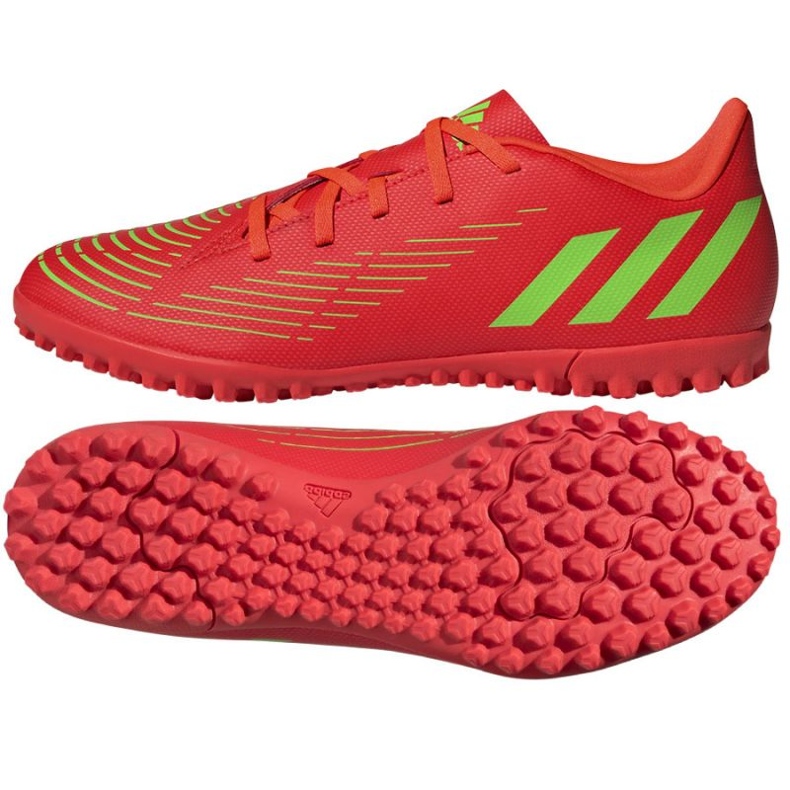 Adidas Predator Edge.4 Tf M GV8525 Fußballschuhe rot orangen und rottöne