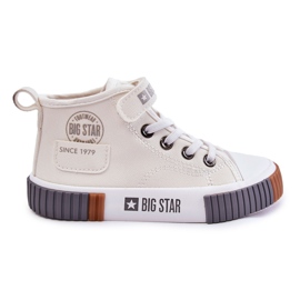 Hoher Kindersneaker Big Star KK374015 Weiß