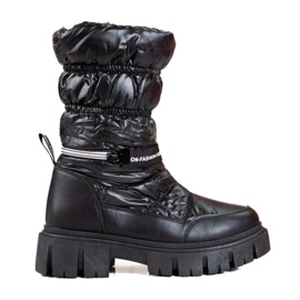 Shelovet Schneestiefel für Damen schwarz