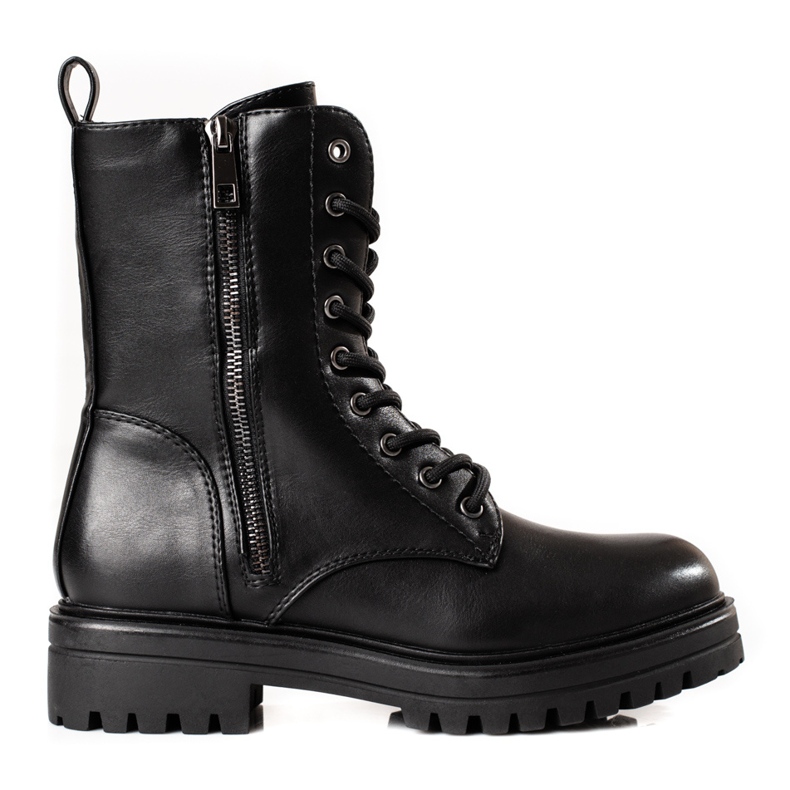 Schwarze Damentaschen mit dekorativem Shelovet-Reißverschluss