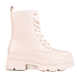 Beige Shelovet Damentaschen aus ökologischem Leder