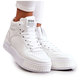 Vinceza Hohe Sportschuhe für Damen Weiß Trisa