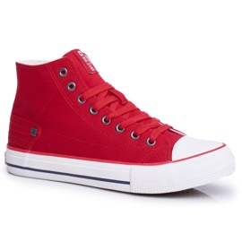 Damen Sneaker Big Star High Rot DD274334