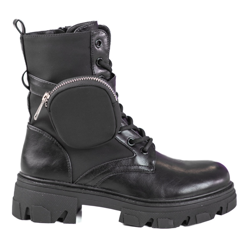 Frauen-Shelovet-Arbeiter mit einer Tasche schwarz