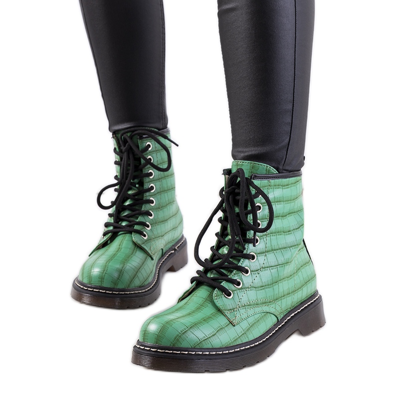Grüne Damenstiefel von Norte