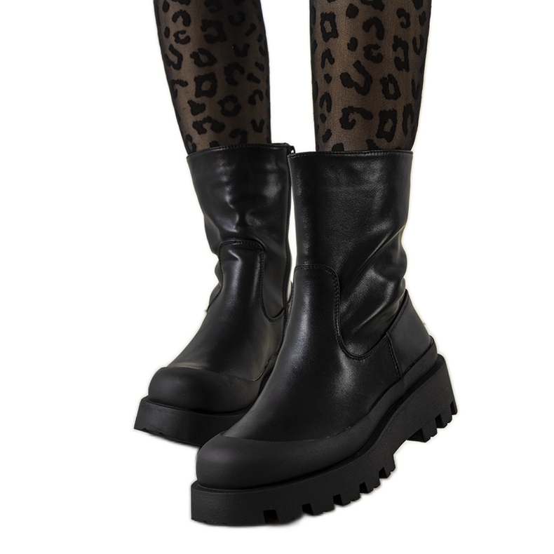 Schwarze Amado-Stiefel für Damen