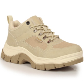 Damenschuhe mit Fleece beige Big Star KK274363