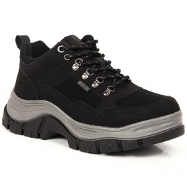 Schwarze Damenstiefel mit Fleece Big Star KK274364