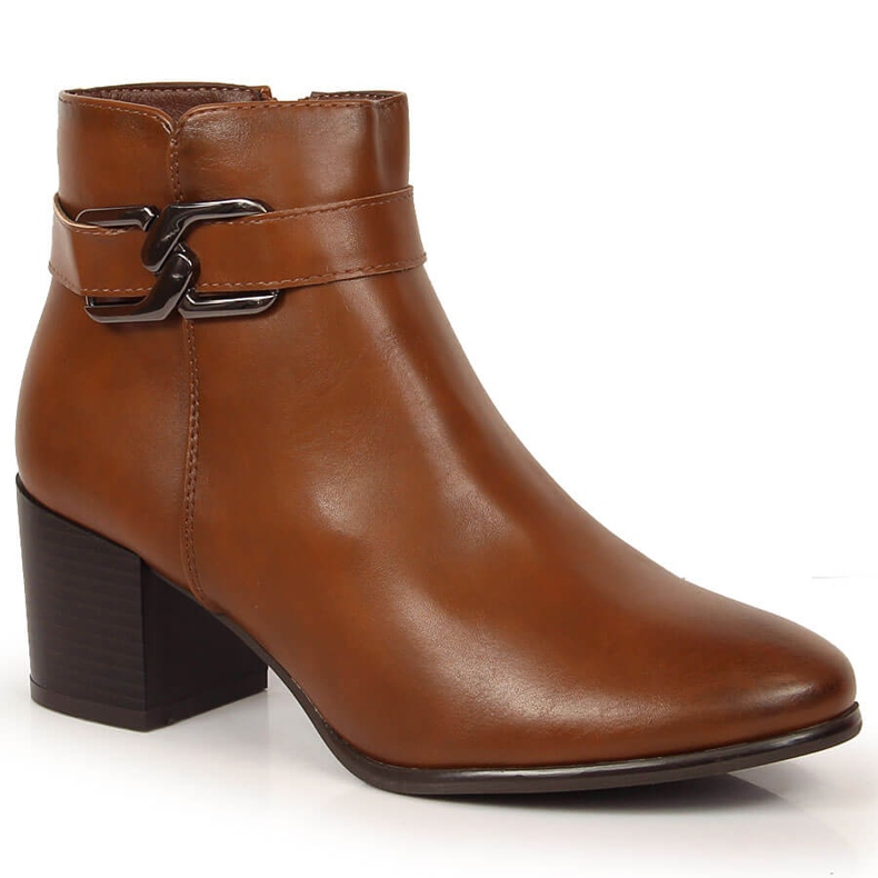 Stiefel Jodhpurstiefelette braun isoliert mit Sergio Leone