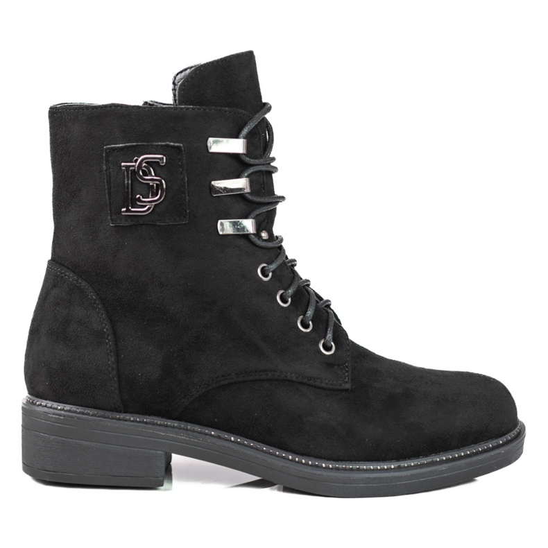 Arbeiterinnen aus ökologischem Shelovet-Wildleder schwarz