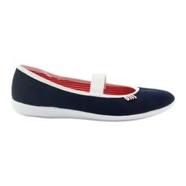 Damen Turnschuhe Tschechische Befado 493q002 marineblau weiß
