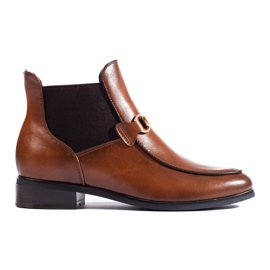 Damenstiefel Jodhpurabsatz Vinceza braun