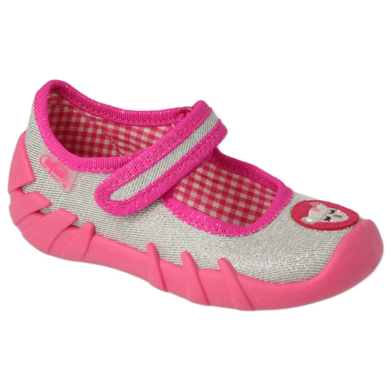 Befado Kinderschuhe mm 109P251 rosa silber-