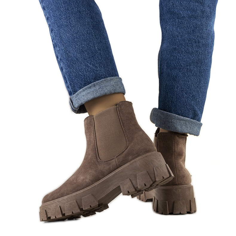 Mooca braune Damenstiefel