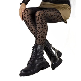 BM Schwarze Ipatin-Stiefel für Damen