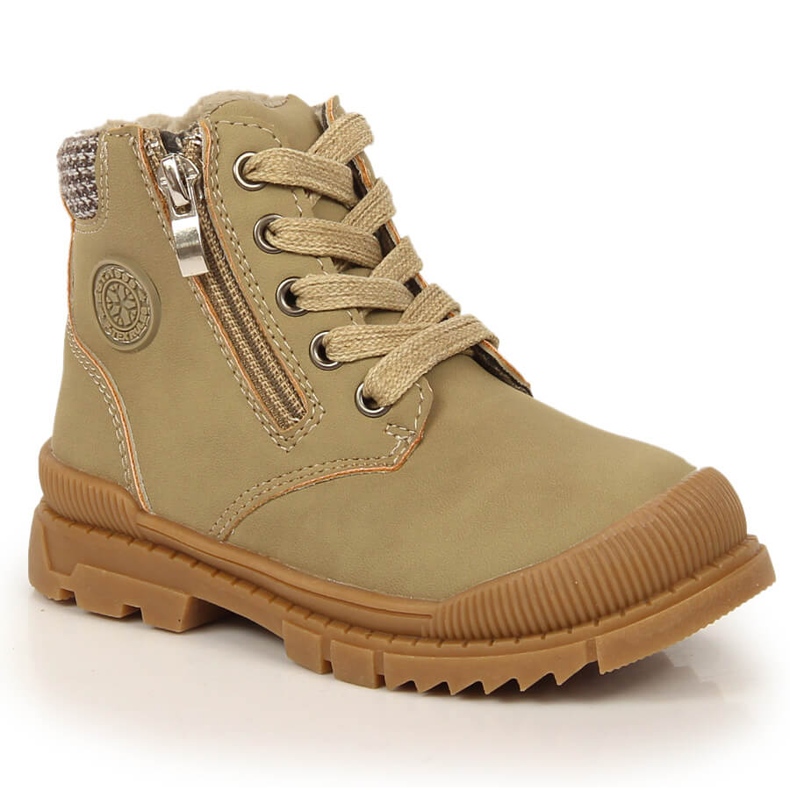Beige isolierte Kinderstiefel NEWS