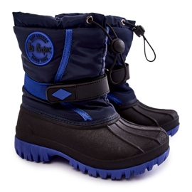 Warme Schneeschuhe für Kinder Lee Cooper LCJ-21-44-0522 Marineblau schwarz
