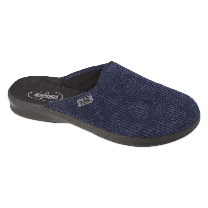 Befado Herrenschuhen PU 548M029 Marine Blue Corduroy blau