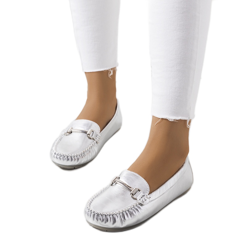 BM Silberne Maolo-Slipper silber-