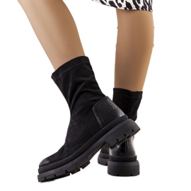 Schwarze Markha-Stiefel