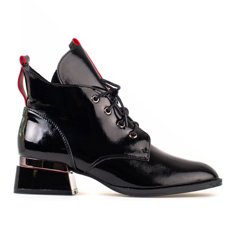 Elegante schwarze Shelovet-Stiefel für Damen