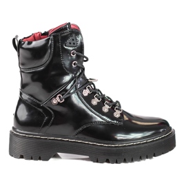 Shelovet Arbeiterinnen mit Schnürung schwarz