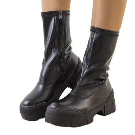Schwarze Darlen-Stiefel für Damen