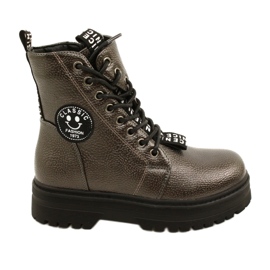 Girls 'Miss Evento 22DO23-5257 Brown Stiefel braun