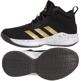 Adidas Cross Em Up 5 K Wide GX4790 Basketballschuhe schwarz schwarz