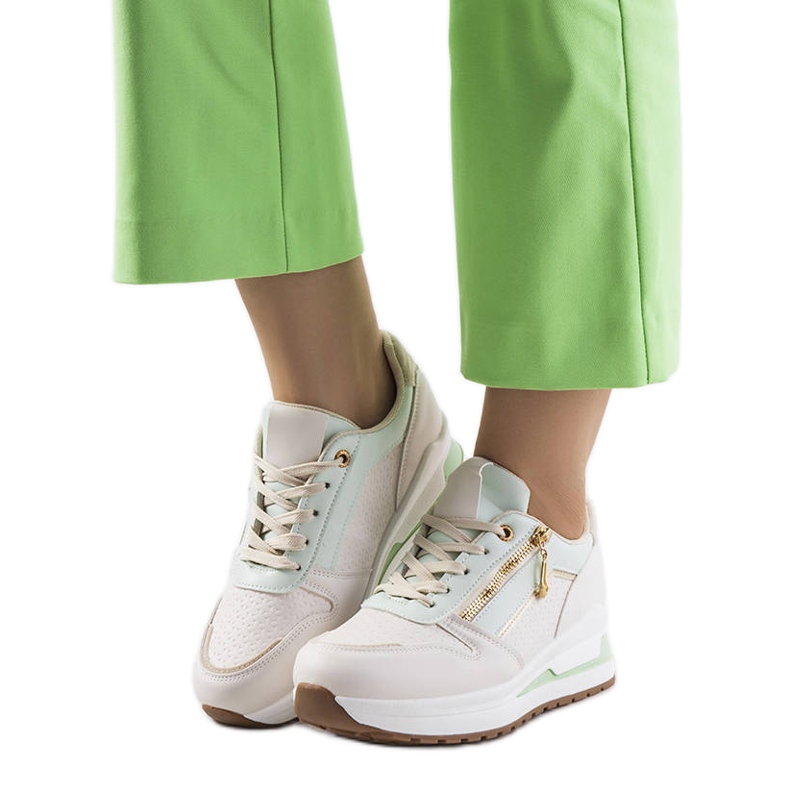 Allentown cremefarbene Turnschuhe mehrfarbig