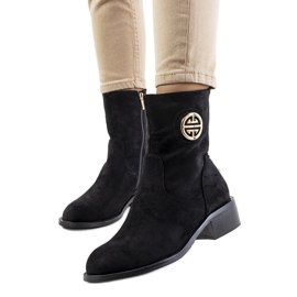 Schwarze Nurset-Stiefel