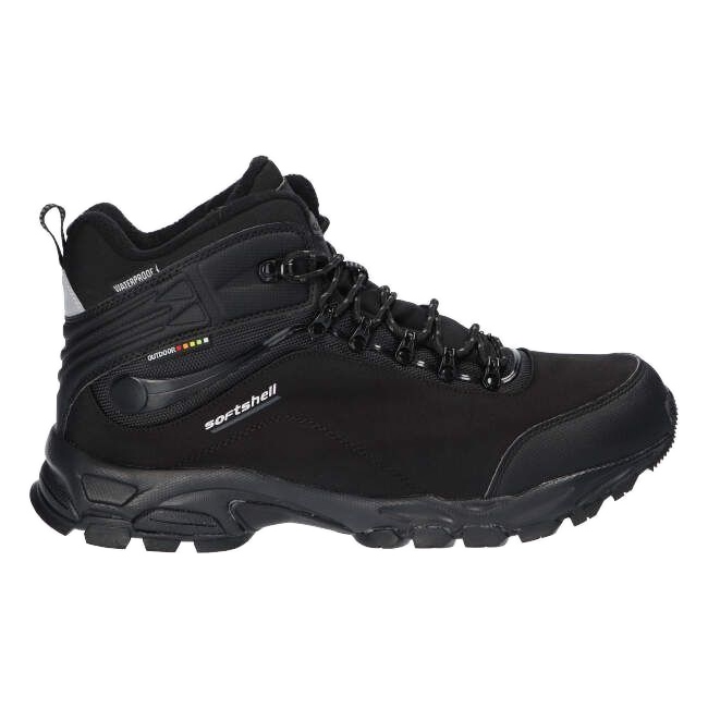 American Club Amerikanische Trekking-Winterschuhe Softhell WT53 Schwarz