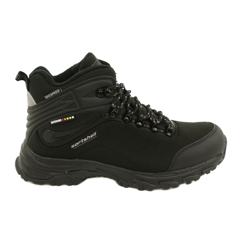 American Club Amerikanische Trekking-Winterstiefel Softshell WT54 Schwarz