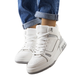 Graue Turnschuhe für den Knöchel Megatheo