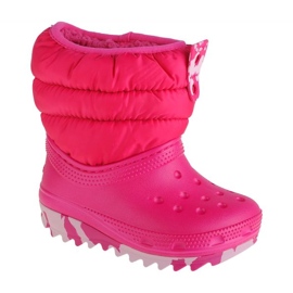 Crocs Classic Neo Puff Boot Kleinkind 207683-6X0 Schuhe rosa