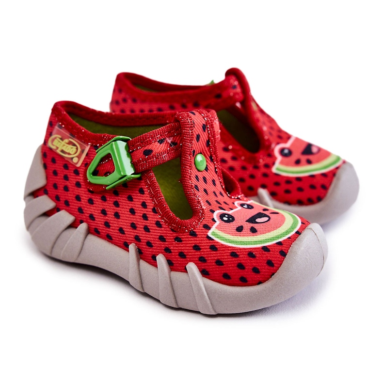 BEFADO S.A. Schuhe Hausschuhe Befado Watermelons 110P459 Rot