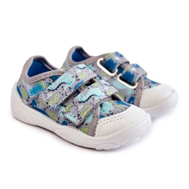 BEFADO S.A. Kinder Turnschuhe Dinosaurier Befado 907P156 Grau