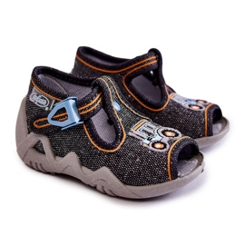 BEFADO S.A. Kindersandalen Papcie Befado Tractor 217P111 Dunkelgrau