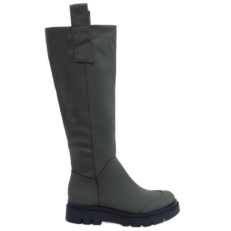 BM Gibbs Army Green Reitstiefel für Damen grün