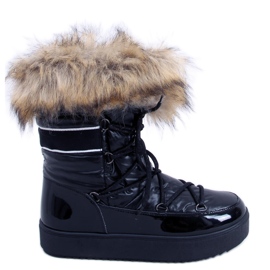 BM Schneestiefel von Amerie Black für Damen schwarz