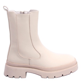 BM Carmit Beige Chelsea-Stiefel