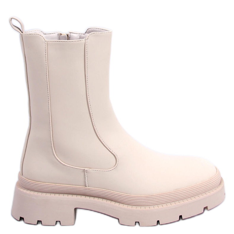 BM Carmit Beige Chelsea-Stiefel