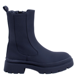 BM Carmit Schwarze Chelsea-Stiefel