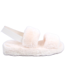 BM Candice Beige Damenhausschuhe